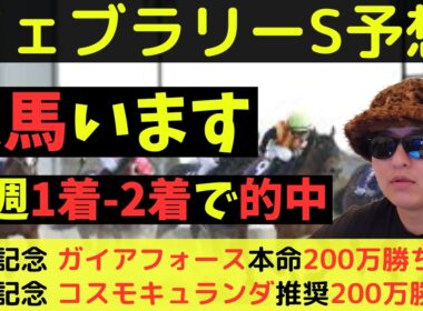 【穴馬います】フェブラリーステークス2026最終予想