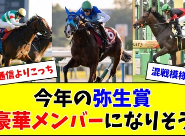【混戦】今年の弥生賞、豪華メンバーになりそう