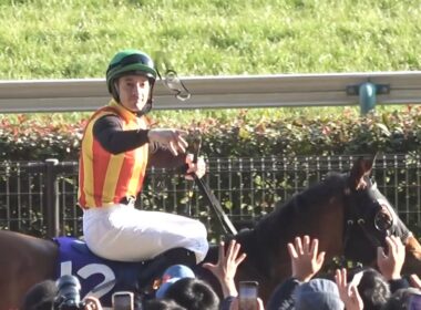 【現地】2026 G1 フェブラリーステークス コスタノヴァ C.ルメール 連覇達成 ゴーグルをファンにプレゼント🥽【東京競馬場】