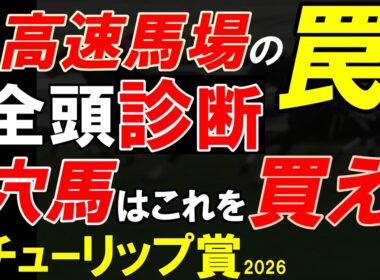 チューリップ賞2026予想｜阪神芝1600m高速馬場は罠か？危険な人気馬と買うべき穴馬を全頭診断