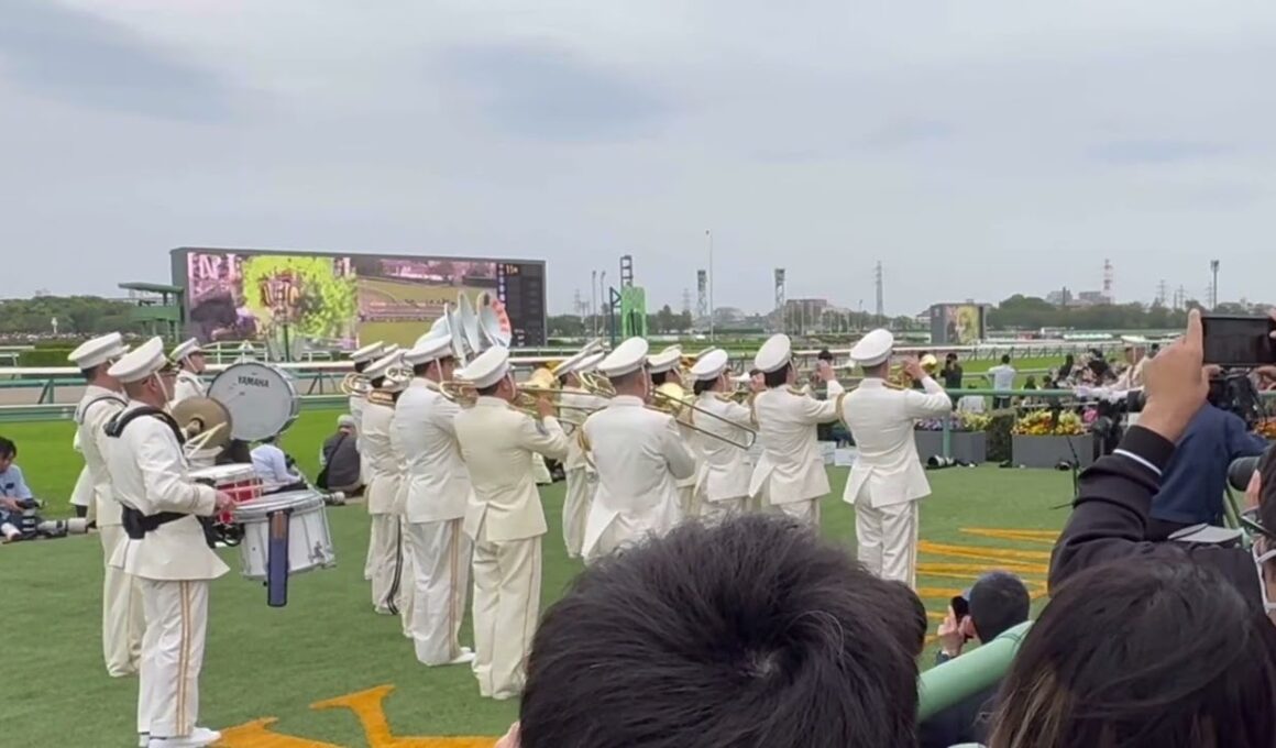 G I皐月賞ファンファーレ #競馬場 #現地生音 #生演奏