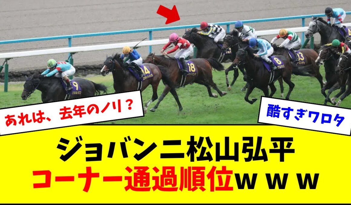 【菊花賞】ジョバンニ松山のコーナー通過順位がこちらw w w