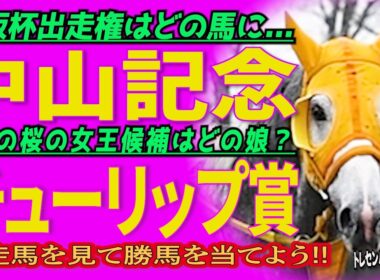 《中山記念》大阪杯に名乗りを上げる1頭は？＆《チューリップ賞》3頭の桜の女王候補はどの娘？//出走馬を見て相馬眼を磨き、勝馬を探し出す『必須動画』！【トレセンパドック2026】
