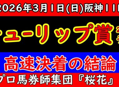 チューリップ賞2026予想｜阪神芝1600m高速馬場の結論・本命対抗単穴と危険な人気馬を最終ジャッジ