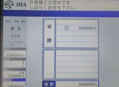 フェブラリーステークス！100万円単勝勝負！