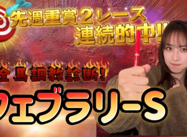 【調教予想】フェブラリーSを天童なこが大予想‼️初GⅠは穴馬勝負！！！