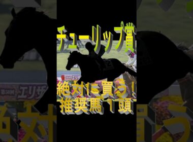 チューリップ賞2026  絶対に買う推奨馬1頭 #競馬予想 #競馬 #桜花賞