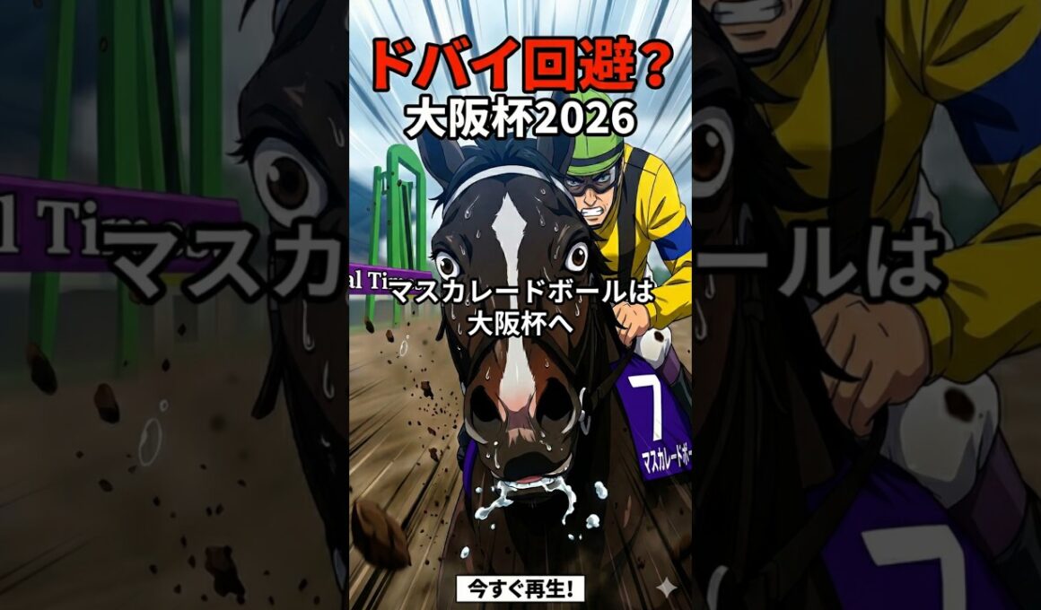 【緊急】マスカレードボール大阪杯参戦で『史上最強』確定！10.9秒の刺客vs復活の女王　#shorts