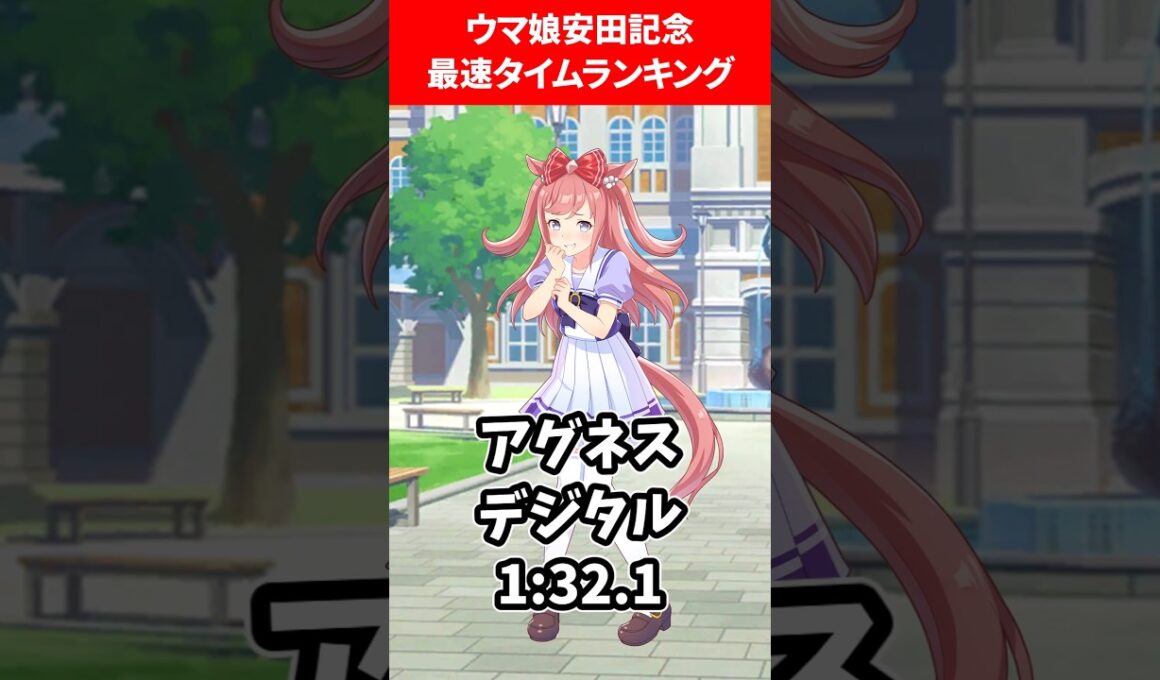 ウマ娘安田記念最速タイムランキング #ウマ娘プリティーダービー