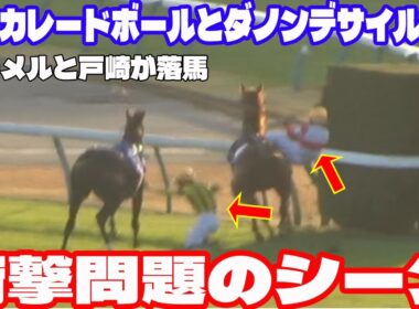 【競馬】危ない！ジャパンC後にマスカレードボールとダノンデサイル衝突の衝撃問題のシーン。ファン大ブーイングw ルーメルと戸崎が落馬....