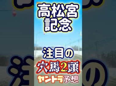 高松宮記念 注目の穴馬1頭 #競馬予想