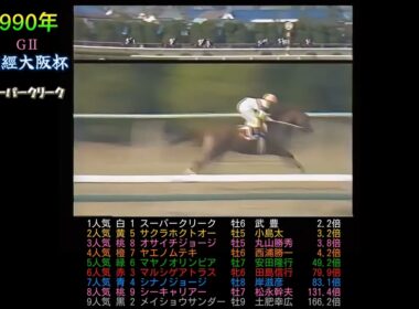 1990年産經大阪杯　スーパークリーク　#ウマ娘#競馬#競走馬#馬#horse#武豊#jra#大阪 　