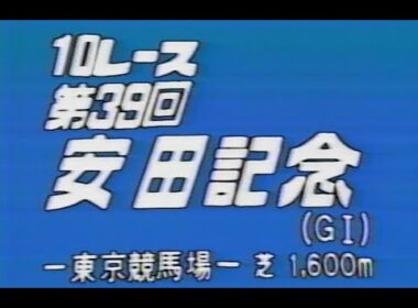 懐かしの「中央競馬ダイジェスト」'89 安田記念　バンブーメモリー