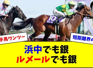 【またか】ナムラクレア、ルメールでも3年連続となる高松宮記念2着w w w