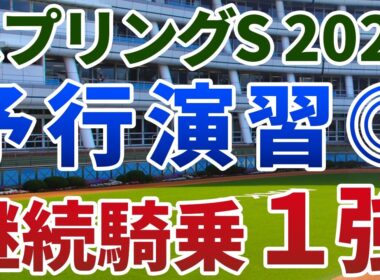 スプリングステークス2026【絶対軸1頭】公開！後方勢には絶望的なコース形態と馬場状態！潜在能力は実績馬を優に勝る１強とは？