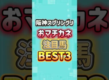 阪神スプリングジャンプ 2026 おマチカネ注目馬BEST3