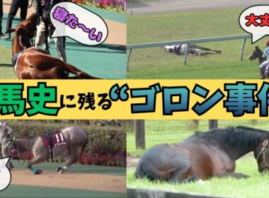 競馬史に残る“ゴロン事件”…天然すぎる名馬たち