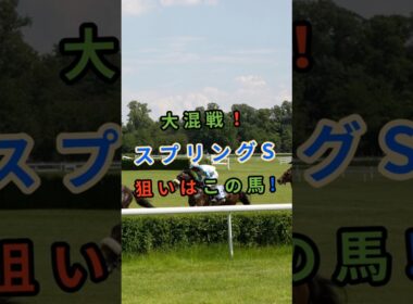 大混戦！スプリングステークス　狙いはこの馬!! #shorts  #ルメール #皐月賞2026 #クレパスキュラー