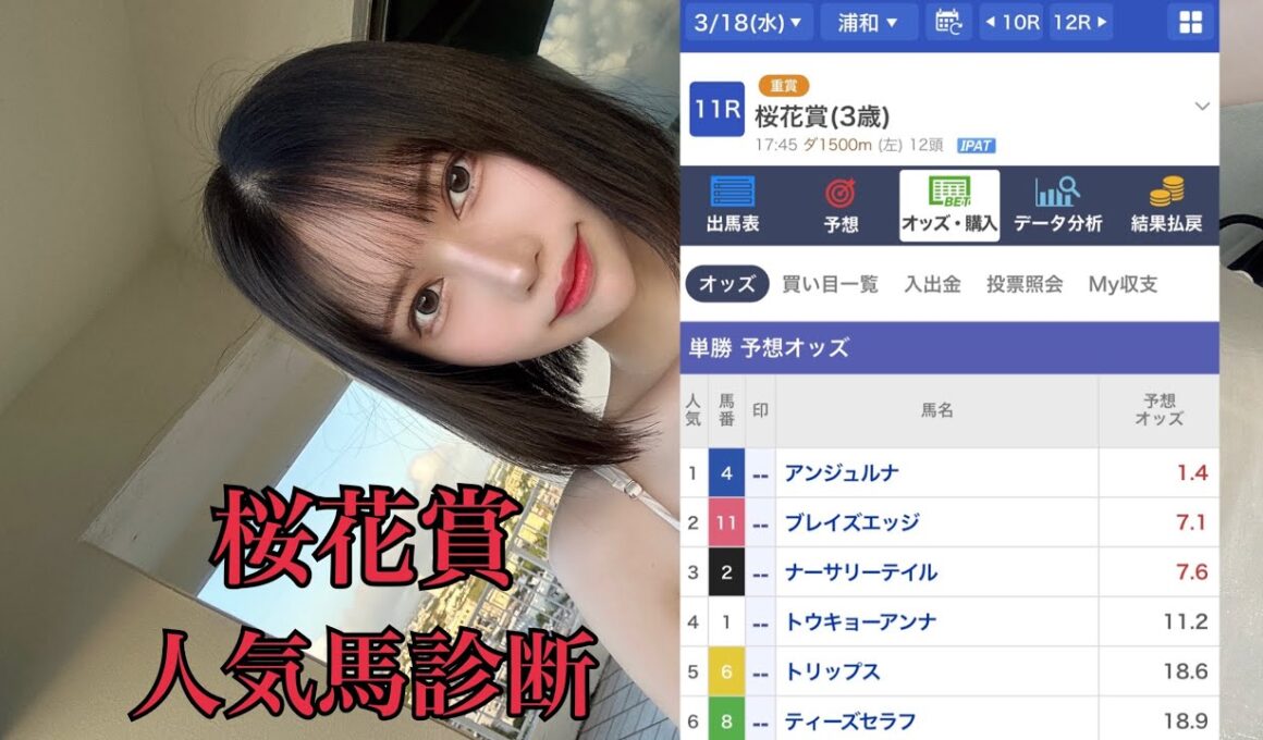 桜花賞　浦和　重賞　人気馬診断　本命あり