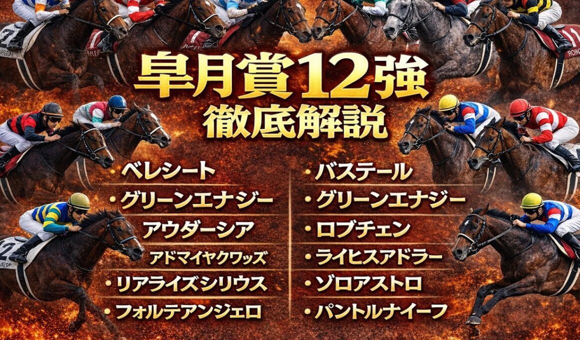 【皐月賞】12強について語っていきます