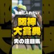 【阪神大賞典🐎】勝者だけが進めるー天皇賞(春)へ🔥金鯱賞では注目馬であげた2頭が馬券内！今回の夫の注目馬は！？ #阪神大賞典 #競馬 #競馬予想 #中央競馬予想 #shorts