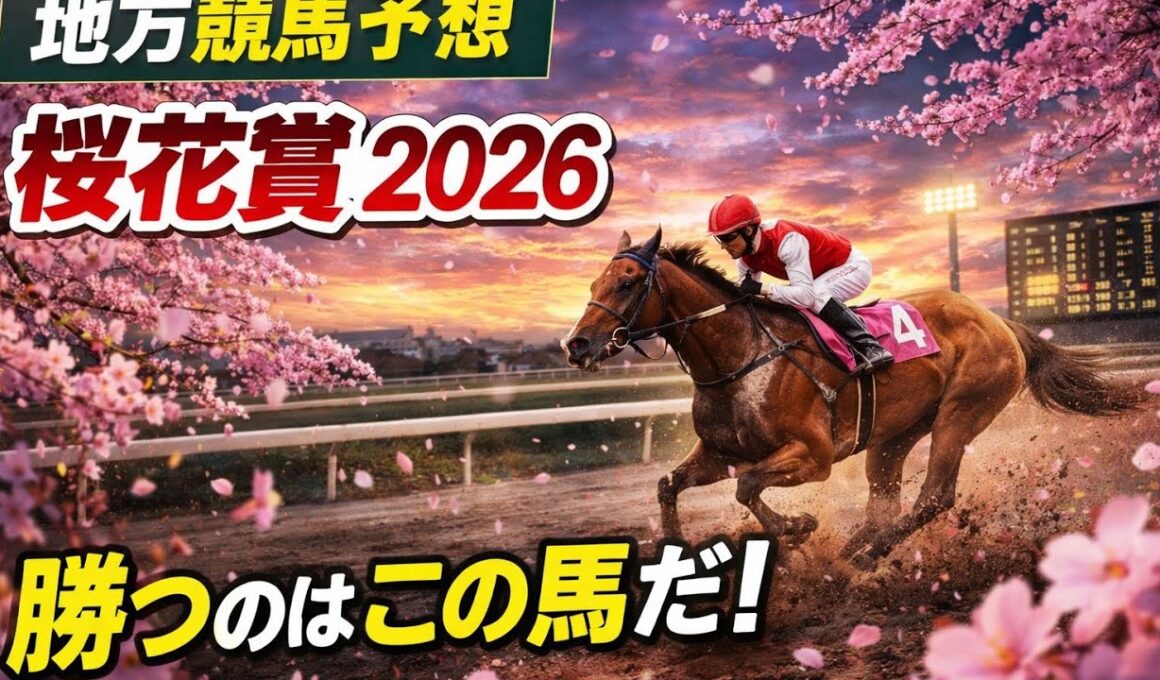 【 地方競馬予想 】桜花賞2026予想！勝つのはこの馬だ！