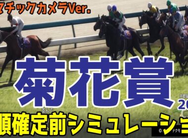 【菊花賞2025】枠順確定前シミュレーション【ドラマチックカメラVer.】週末の天気・馬場が左右する勝敗の行方！クラシック馬不在の難解予想を攻略するシミュレーション！！【競馬予想】良・稍重・重