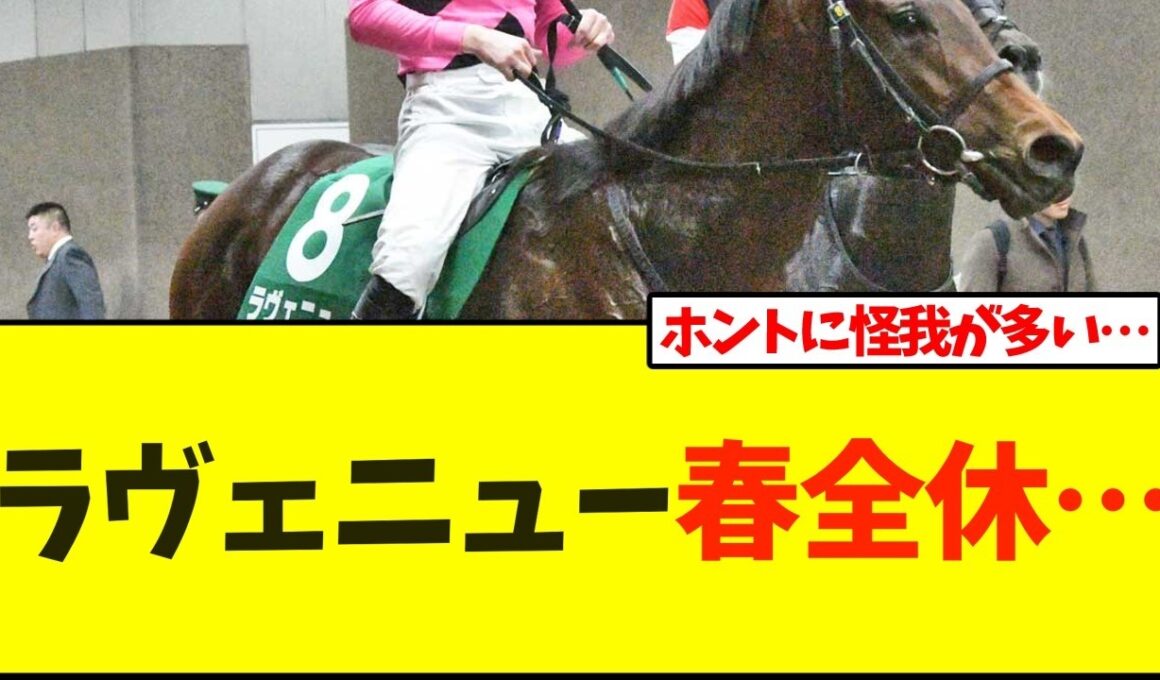 ラヴェニュー、まさかの春シーズン全休だけど…【競馬】