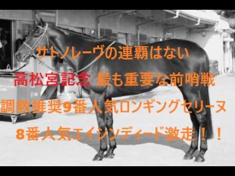 サトノレーヴの高松宮記念連覇はない　最も重要な前哨戦　調教推奨馬９番人気ロンギングセリーヌ、８番人気エイシンディード激走