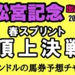 エルコンドルの高松宮記念2026全頭分析！サトノレーヴ連覇かナムラクレア悲願か？パンジャタワー世代交代＆有力馬徹底解説！