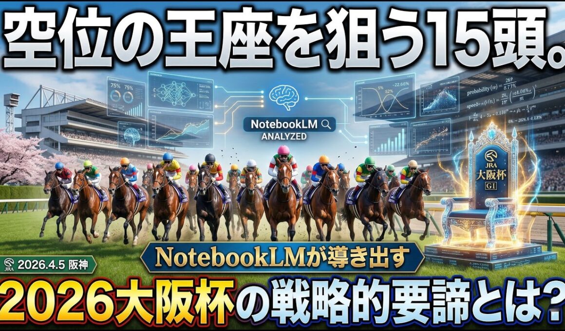 空位の王座を狙う15頭。NotebookLMが導き出す2026大阪杯の戦略的要諦とは？