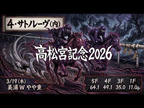 🎯【高松宮記念2026】特級の仕上がり！サトノレーヴ驚愕のラスト11.0秒・最終追い切り徹底解説
