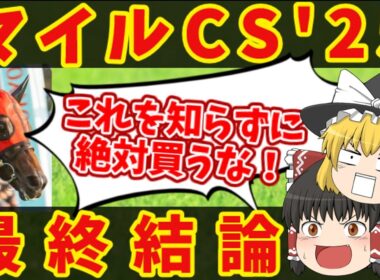 【マイルCS最終結論】地獄の魔理沙、悪魔的買い目！知らないと損をする注目馬の情報！