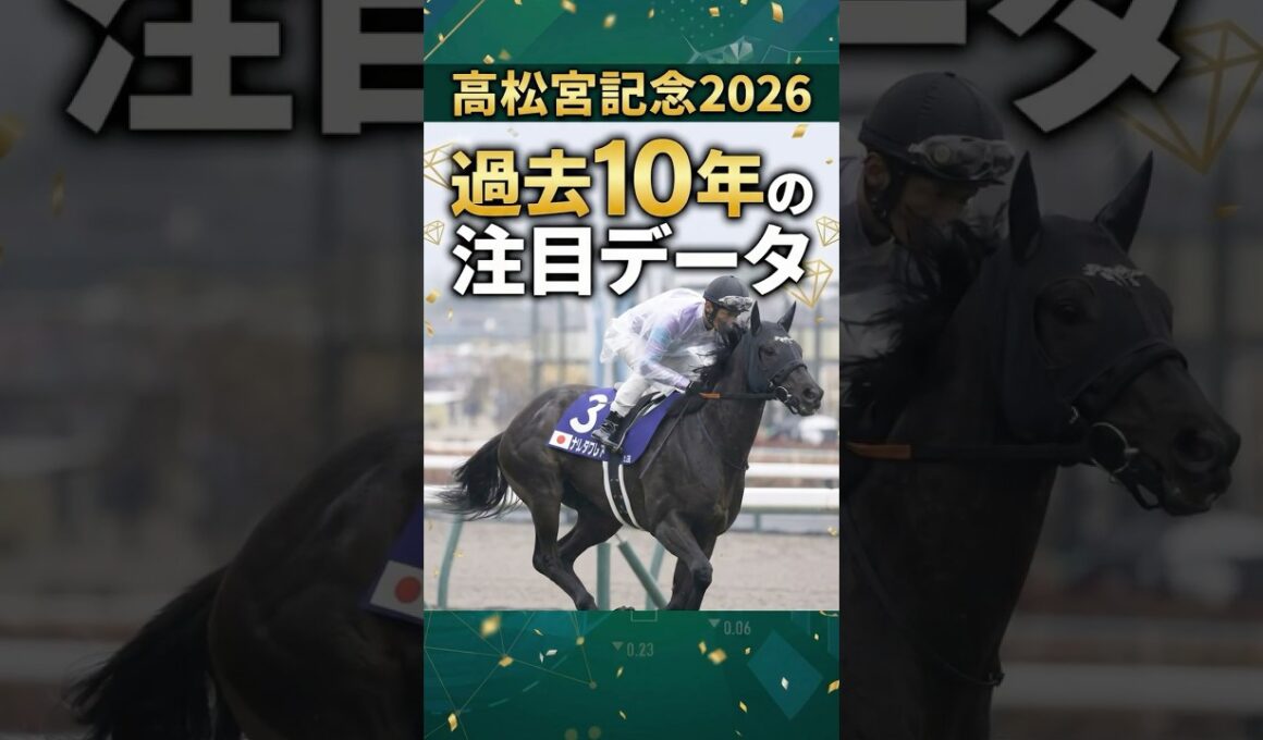 高松宮記念2026 過去10年の注目データ 王者ノーザンファーム生産馬が大苦戦！ このレースで連対率100％を誇る騎手とは？