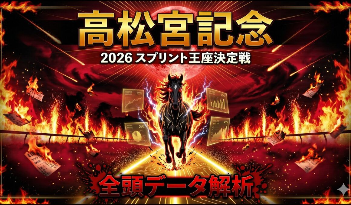 【高松宮記念2026】1番人気複勝率40%の衝撃データ