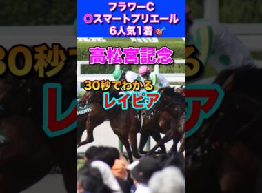 【高松宮記念2026】30秒でわかるレイピア
