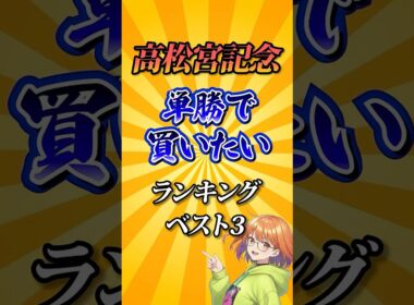 【高松宮記念2026】高松宮記念単勝で買いたい馬ランキング！#競馬 #高松宮記念2026 #高松宮記念 #競馬予想 #shorts