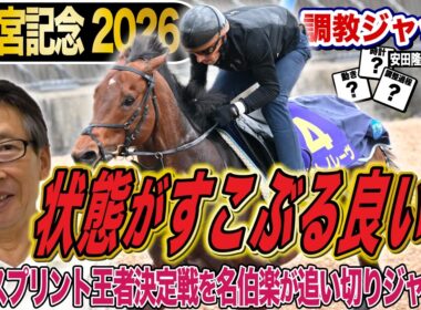 【高松宮記念2026】安田隆行元調教師が調教ジャッジ　「動き」「時計」「調教過程」を採点しピックアップした4頭を発表！《東スポ競馬ニュース》