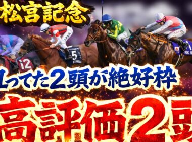 【高松宮記念】狙ってた２頭が絶好枠に入り高評価！枠順確定後見解！