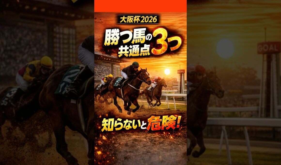 大阪杯2026｜勝つ馬の共通点3つ