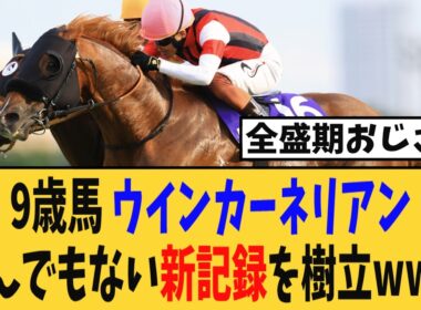 【高松宮記念】3着の9歳馬ウインカーネリアンおじさん、とんでもない新記録を打ち立てるwww【競馬反応集】