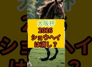 【大阪杯2026】複勝率0%の死のデータ#大阪杯 #大阪杯2026 #ダノンデサイル #クロワデュノール #メイショウタバル #ショウヘイ #レーベンスティール #エコロヴァルツ #ヨーホーレイク