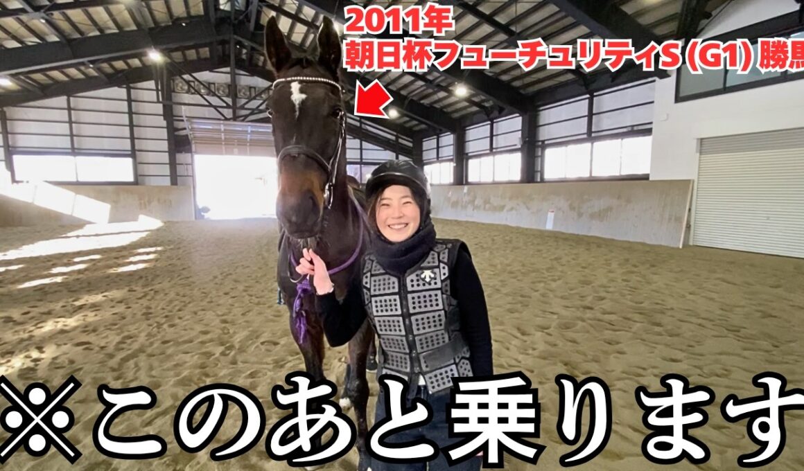 【感動】まさかあの馬に乗れることになるとは思ってもいませんでした。