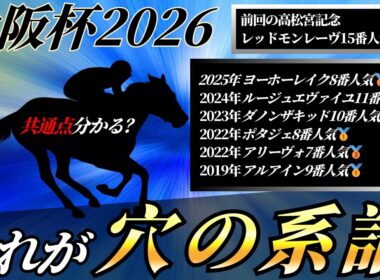 大阪杯2026【考察動画】今週も見つけました。