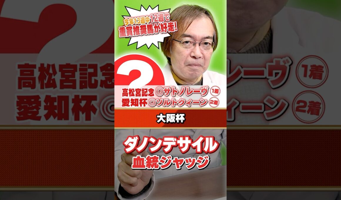 【大阪杯 2026】ダノンデサイルの評価は!? 先週高松宮記念もズバリ水上学の有力馬ジャッジ #競馬 #競馬予想 #大阪杯