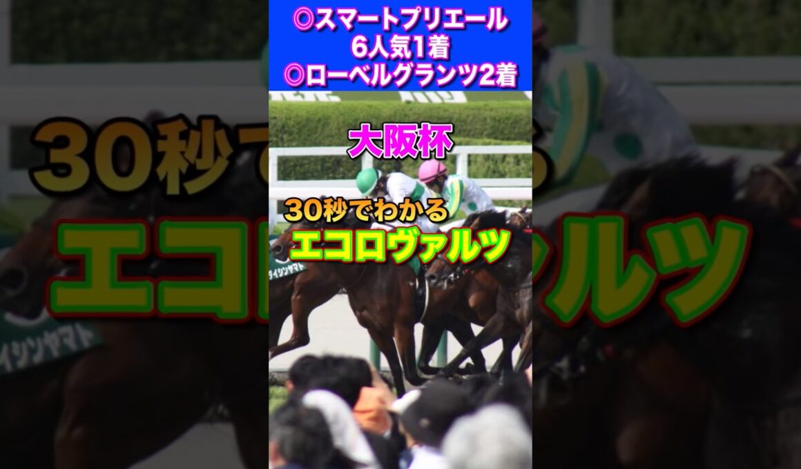 【大阪杯2026】30秒でわかるエコロヴァルツ