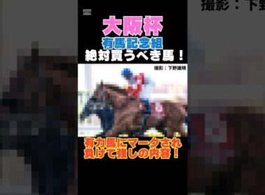 【大阪杯2026】有馬記念組から絶対買うべき馬！有力馬にマークされ負けて強しの内容！