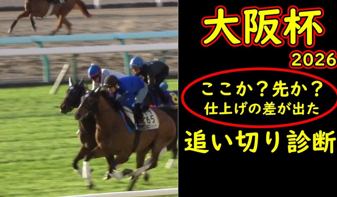 大阪杯2026追い切り診断｜仕上げの“温度差”が明暗を分ける…本気度が見えた馬・見えなかった馬