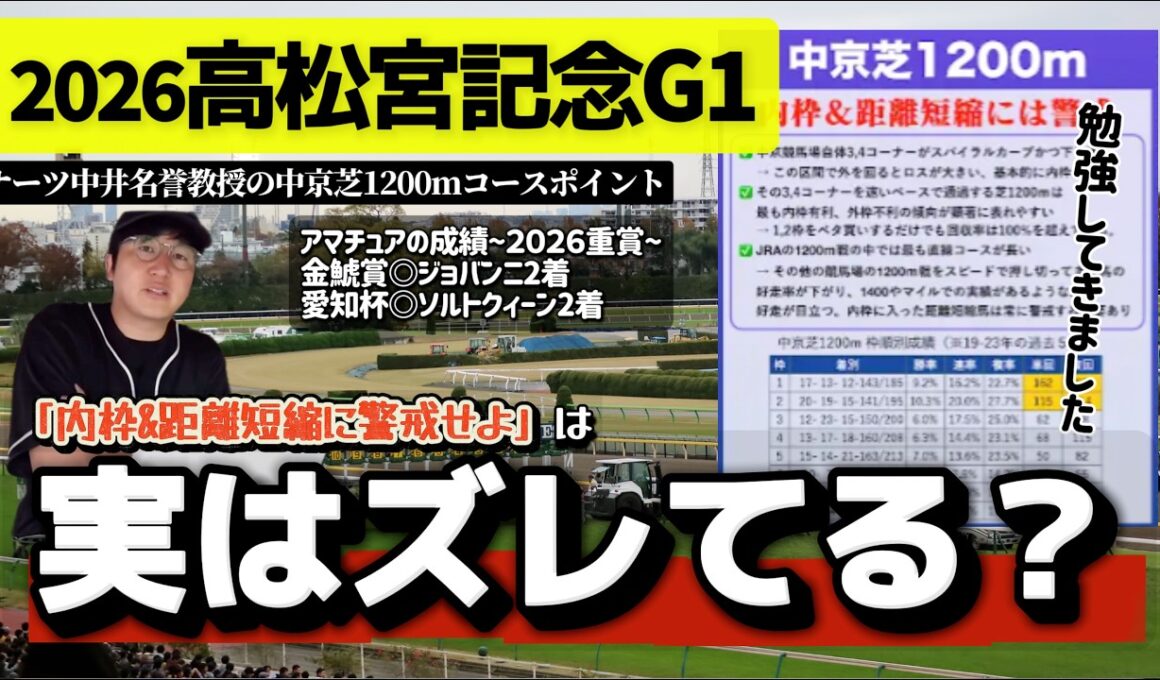 高松宮記念2026｜過去データで見えた“本当に買うべき条件”(ウマキんグ観察チャンネル)