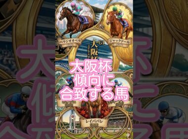 大阪杯傾向に合致する馬#競馬 #競馬予想 #中央競馬予想 #大阪杯 #shortsvideo #shortvideo #shorts #short #馬 #クロワデュノール #ダノンデサイル